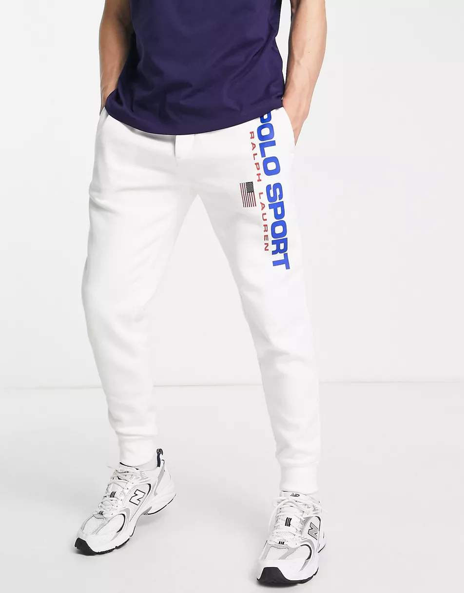 Polo Ralph Lauren Sports capsule leg logo cuffed joggers