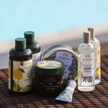 the body shop yuzu & bluebell