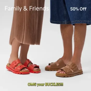 Camper Family & Friends: Έκπτωση 50% σε επιλεγμένα είδη