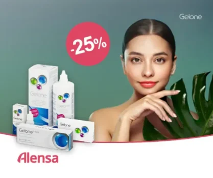 Alensa - Έκπτωση 25% σε όλα τα προϊόντα Gelone για τα μάτια
