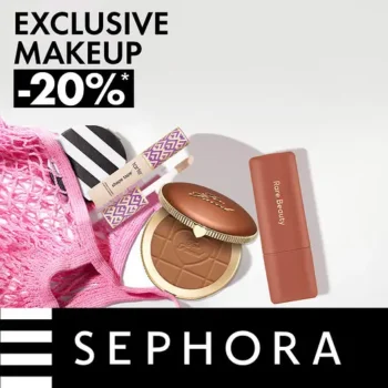 Sephora: -20% με αγορές άνω των 60€ σε προϊόντα μακιγιάζ
