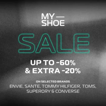 Myshoe: Εκπτώσεις έως -60% + extra -20% σε επιλεγμένα brands
