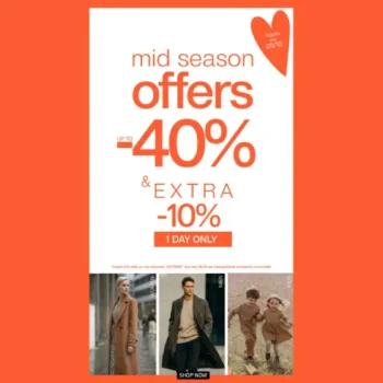Notos: Extra -10% στις Mid Season προσφορές