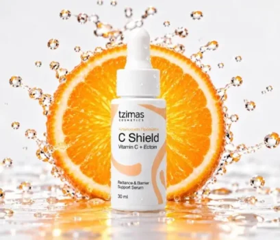 Tzimas Cosmetics C-Shield: Νέος ορός λάμψης & προστασίας