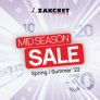 Zakcret mid season sales με εκπτώσεις έως 30%