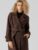 Vero Moda Παλτό Midi Καφέ