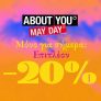 About you May Day: Επιπλέον 20% έκπτωση