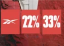 Reebok: Mε 2 είδη -22% με 3 είδη -33%
