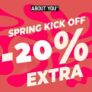 About You: Η άνοιξη έρχεται με extra -20% σε επιλεγμένα είδη