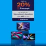 Plaisio: 20% €πιστροφή σε TVs & Soundbars άνω των 499€