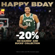 Slamdunk: -20% στις συλλογές Giannis & Milwaukee Bucks