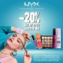 Galerie de Beaute: -20% στα NYX προϊόντα με αγορές 30€ και άνω